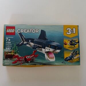NEW LEGO (R) CREATOR Deep Sea Creatures 3 in 1, 31088, Unopened Box.